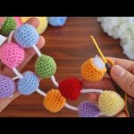 Wow ! Very beautiful little ornamental balls crochet. ✔ Tığ işi çok güzel küçük süs topları.