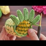 Wow!! How to make an eye catching pineapple looking crochet room fragrance incense make, sell, gift.